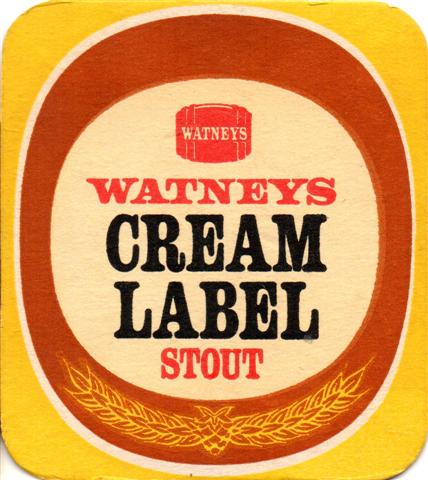 london gl-gb watneys recht 1a (200-cream label stout)